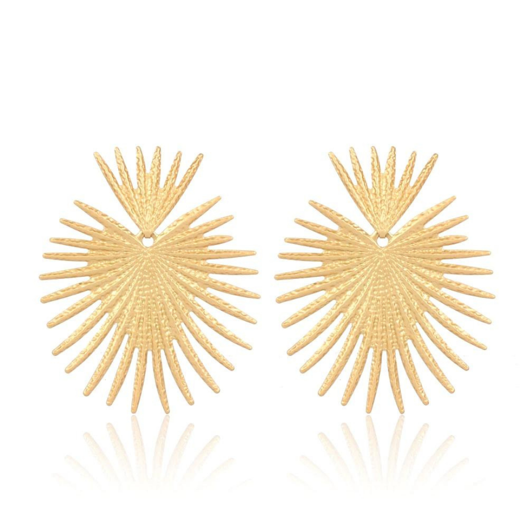 Gold Fancy Statement Earring