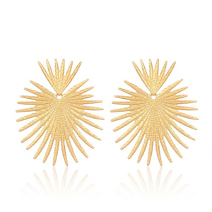 Gold Fancy Statement Earring