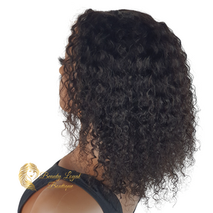 4x4 Jerry Curl Closure Wig