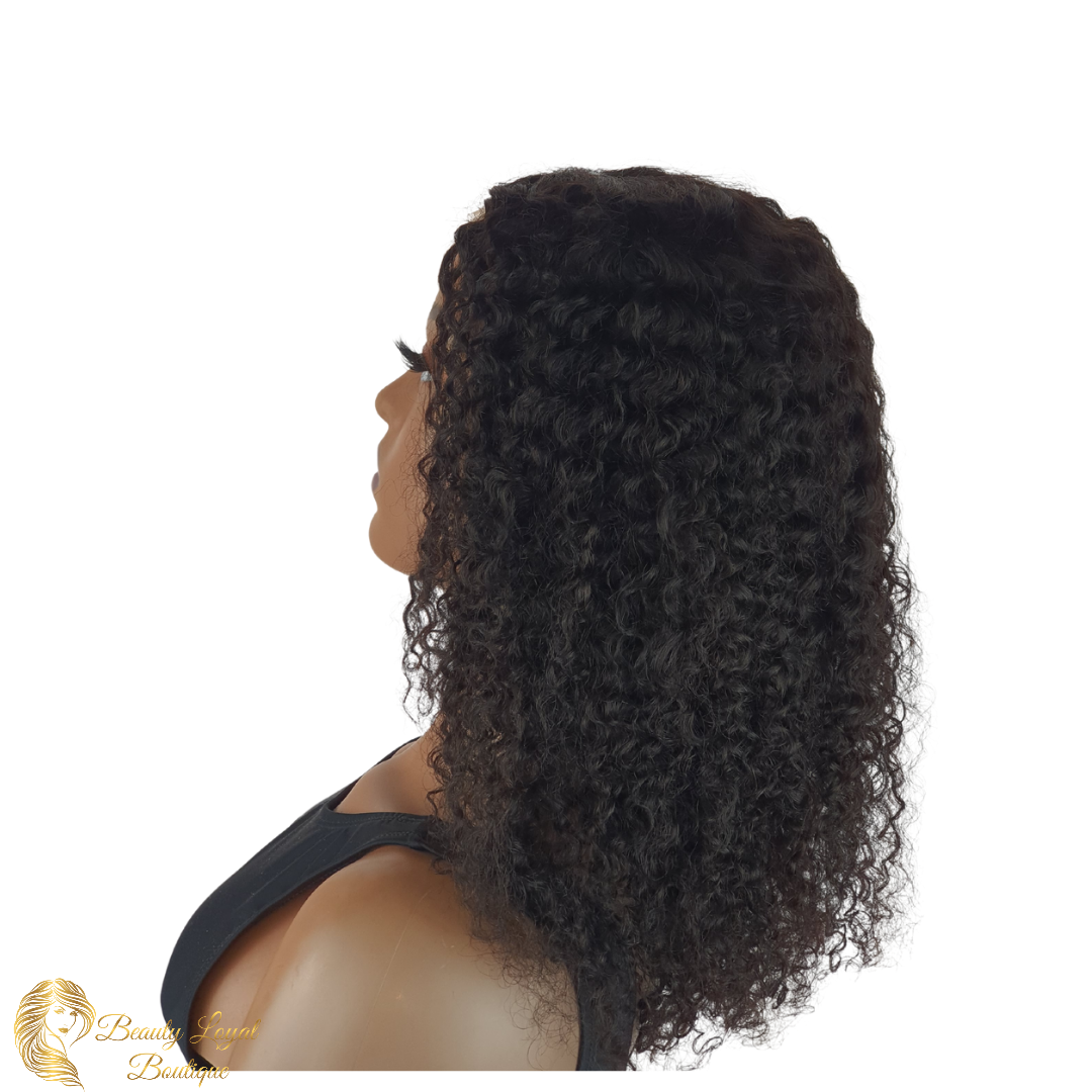 4x4 Jerry Curl Closure Wig