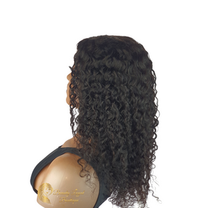 4x4 Jerry Curl Closure Wig