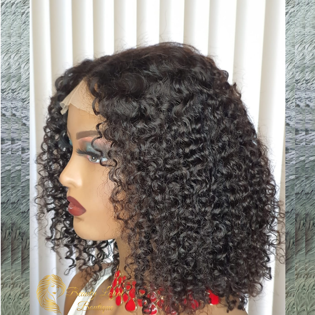 4x4 Jerry Curl Closure Wig