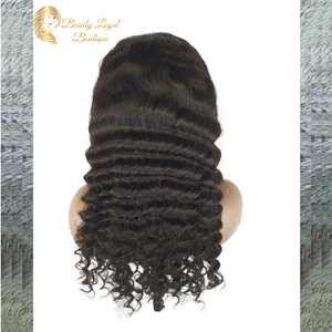 1B Deep Curly Lace Front Wig