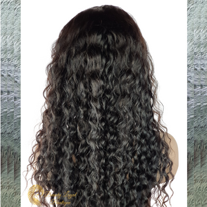 4x4 Water Wave Free Part Closure Wig