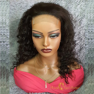 4x4 Deep Wave Closure Wig