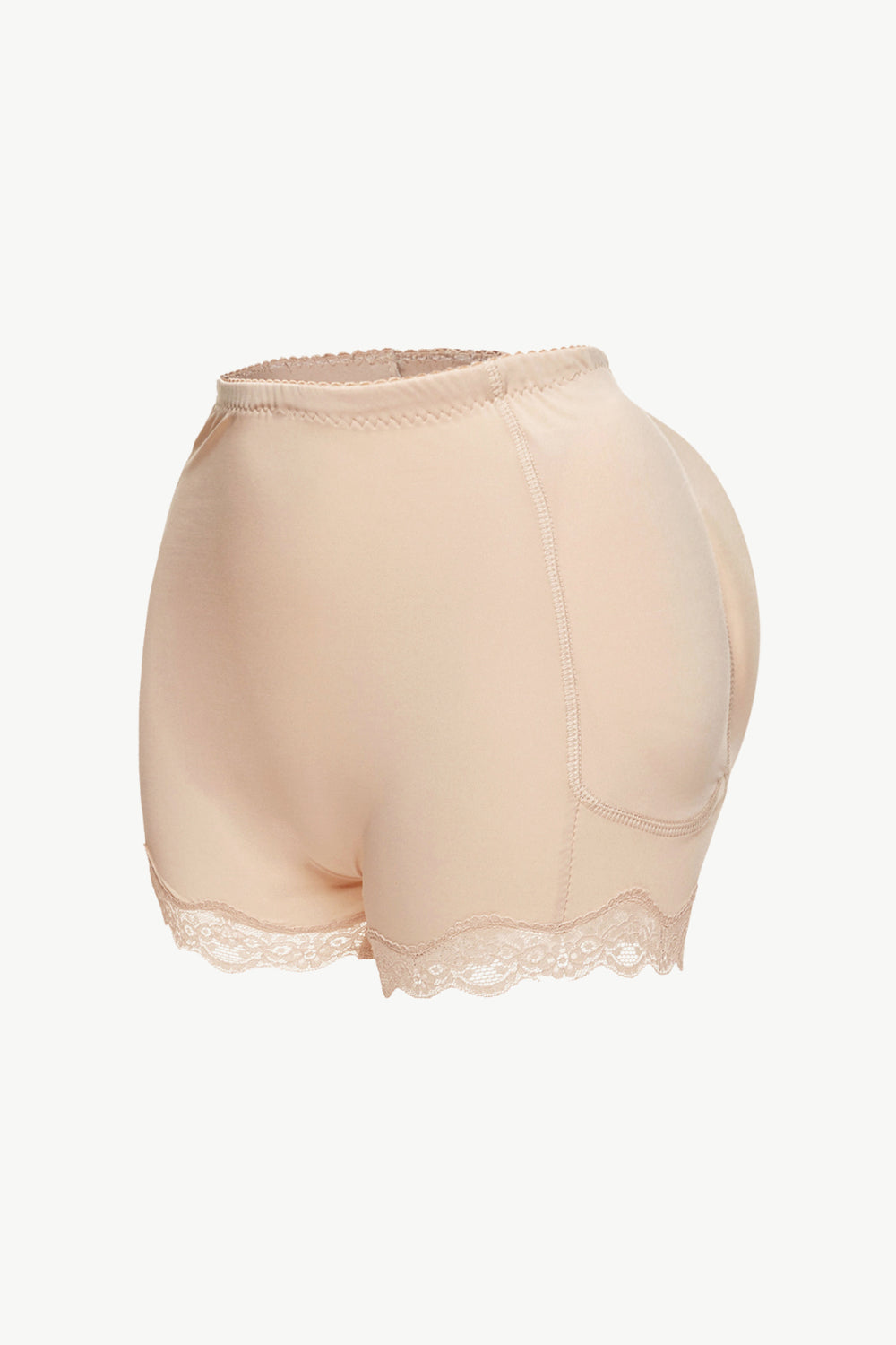 Full Size Lace Trim Shaping Shorts