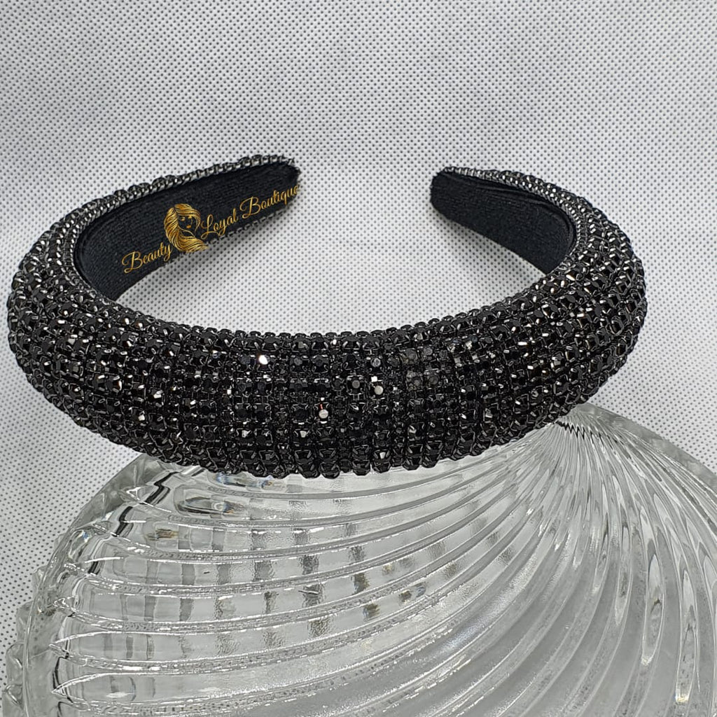 Black Rhinestone Headband