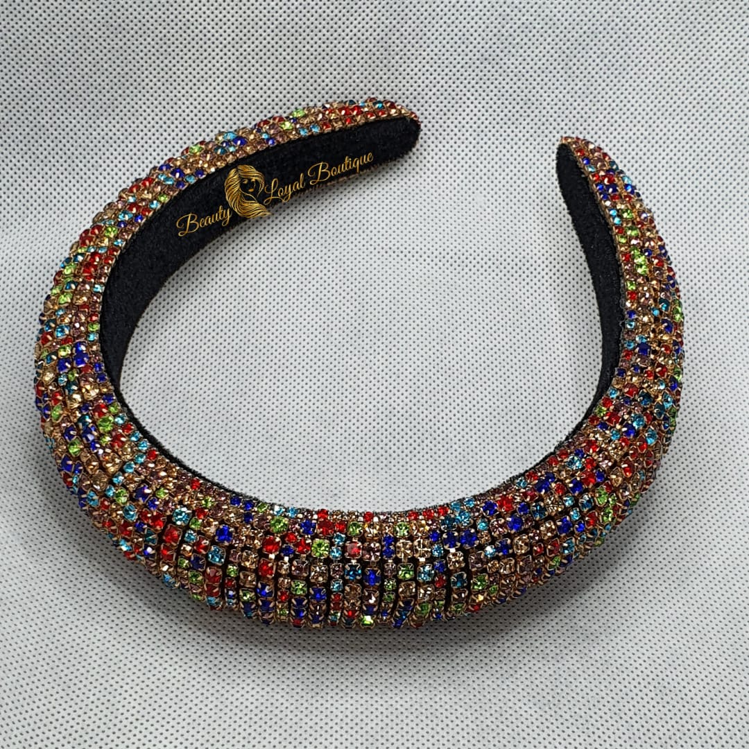 Multicolor Rhinestone Headband